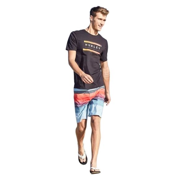 Hurley Men's Phantom Gaviota 18" Boardshorts Sz 31 in Noise Aqua - Picture 4 of 15